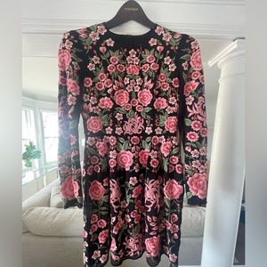 Hand-beaded minidress! Stunning. NWT.